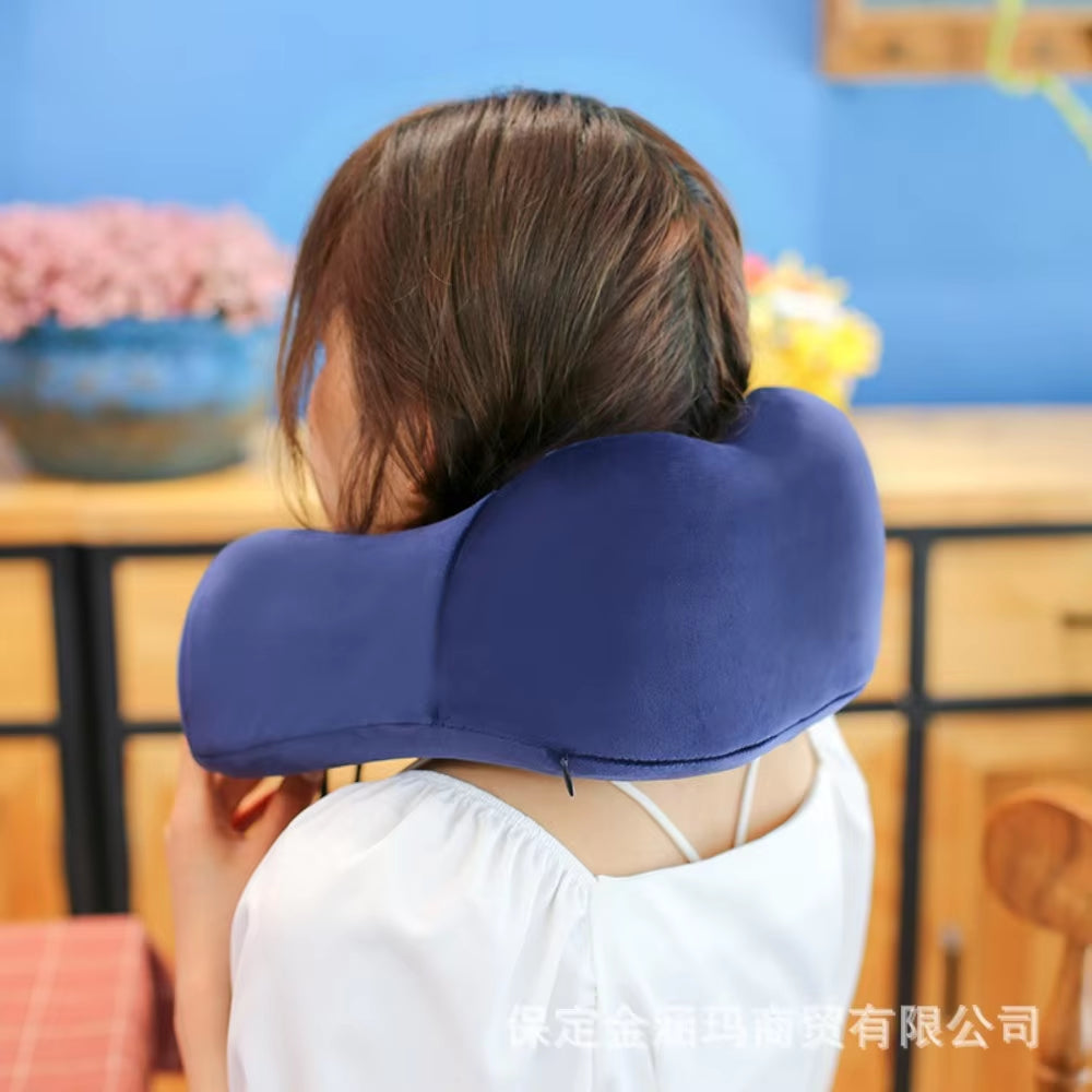 Memory Foam Cushion without Carry Bag Travel Essentials U Shaped Pillows Travel Pillow Neck Protect Neck Support