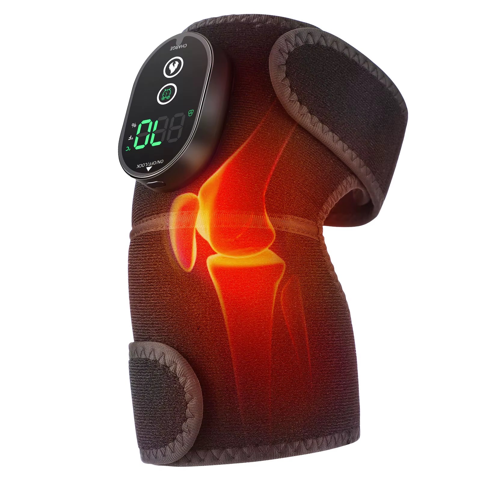 Charge Heated Knee Pads Protection for Joint Arthritis Pain Orthopaedic Compression Relaxation Therapy Promote Blood Circulation