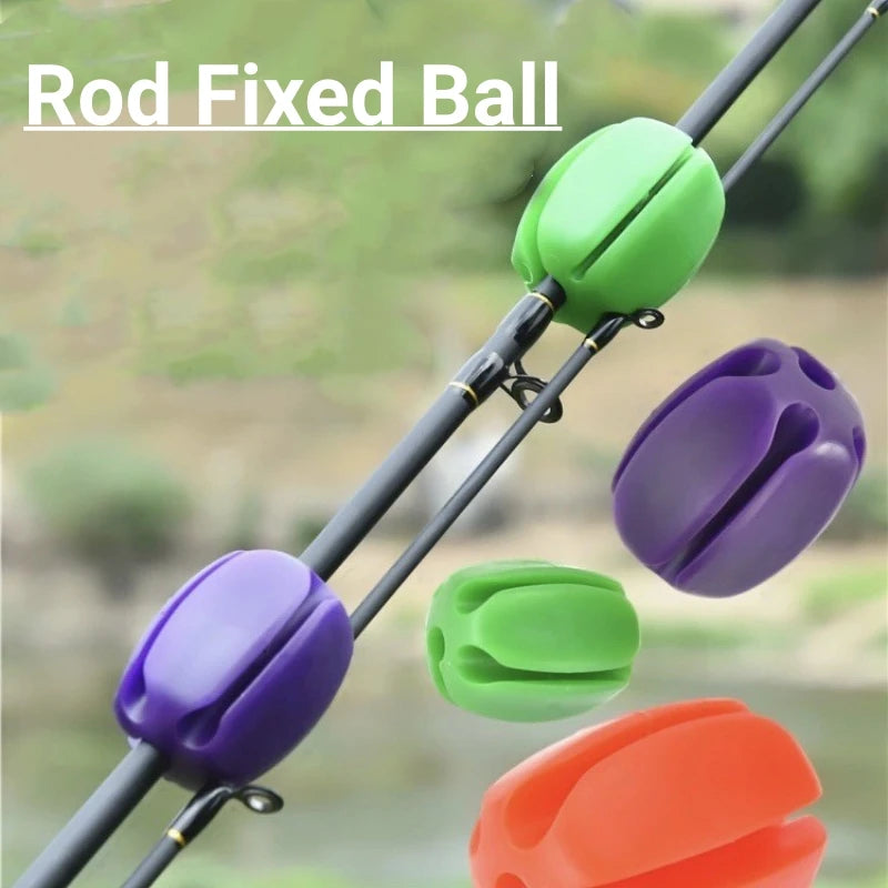 Fishing Tools Mini Protection Fishing Rod Fixed Ball Rod Ball Anti-Collision Rod Retractor Fishing Accessories Rod Stopper