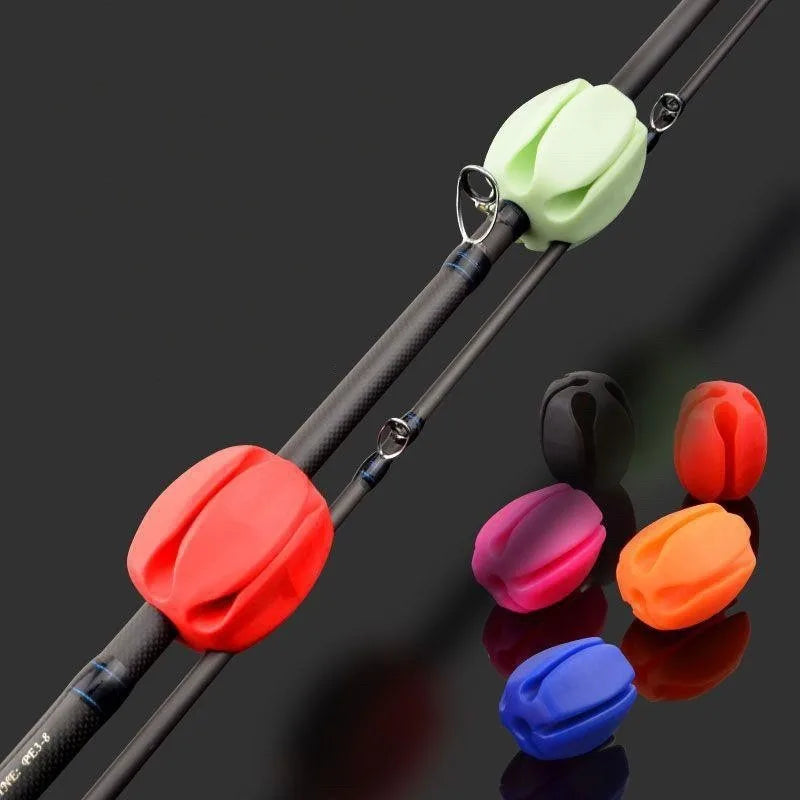 Fishing Tools Mini Protection Fishing Rod Fixed Ball Rod Ball Anti-Collision Rod Retractor Fishing Accessories Rod Stopper