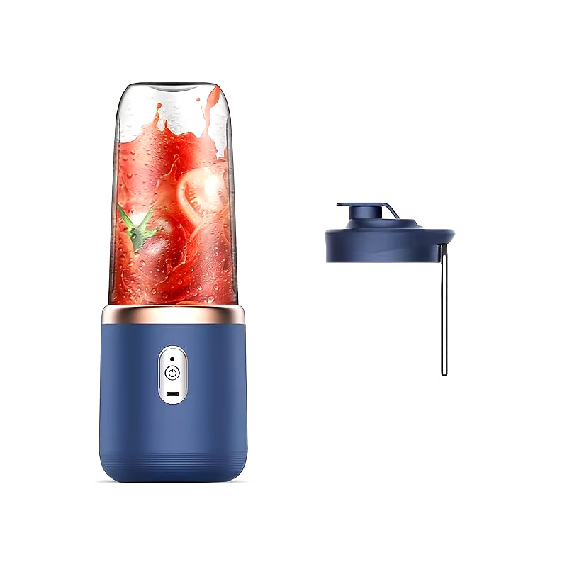 6 Blade 400ML Portable Blender Electric Juicer Cup for Travel Portable Juicer Mixer Usb Fresh Fruit Juice Blender Smoothie