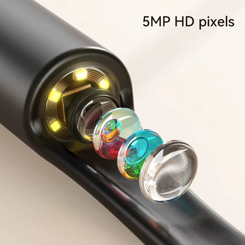 DDCAMERA Smart Ear Wax Removal Ear Cleaner with Ear Cleaning Tool 2.0MP HD Camera Light Ear Wax Removal Kit Endoscope Otoscope
