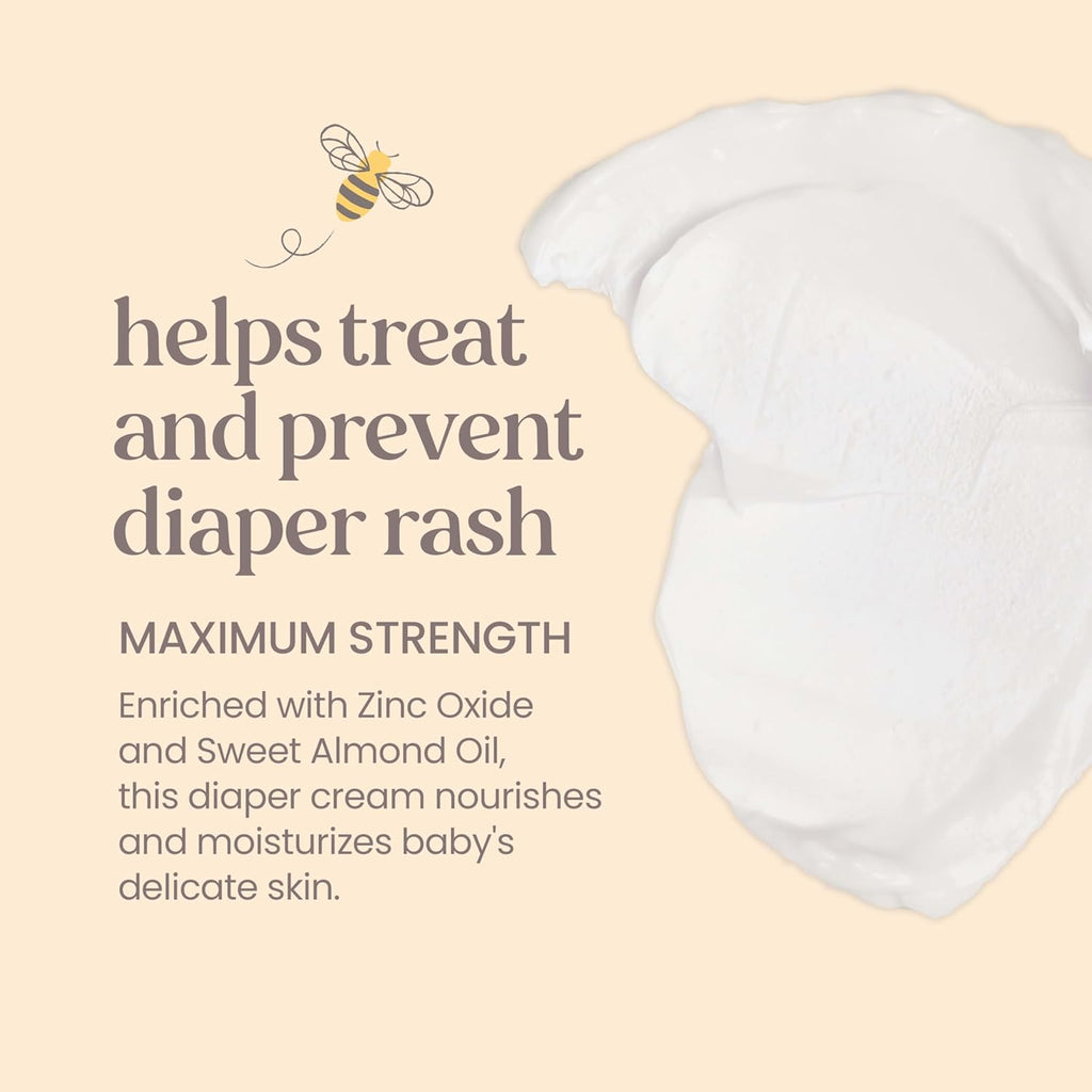 Baby Diaper Rash Ointment Maximum Strength, 40% Zinc Oxide, 100% Natural Origin, Pediatrician Tested, 85G