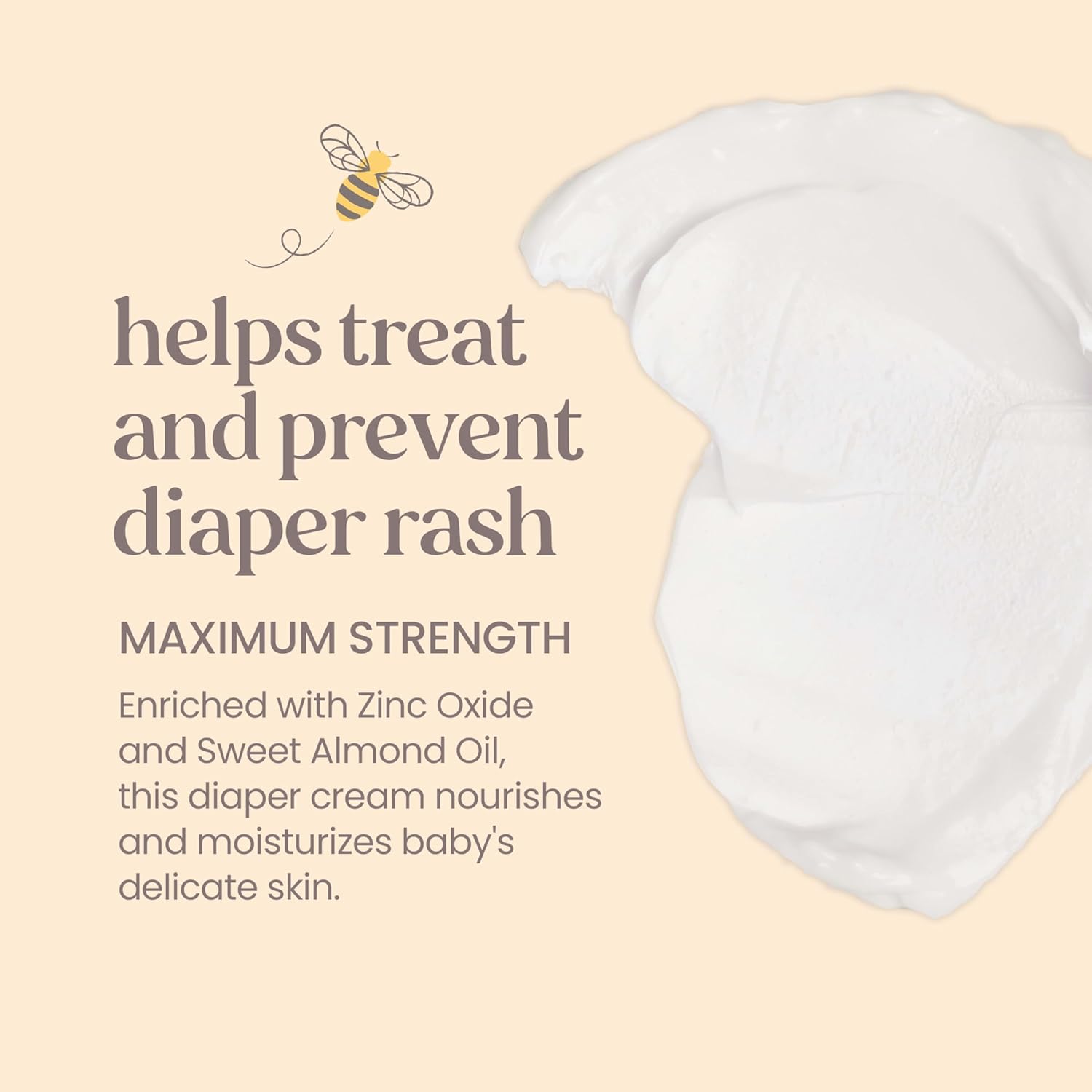 Baby Diaper Rash Ointment Maximum Strength, 40% Zinc Oxide, 100% Natural Origin, Pediatrician Tested, 85G