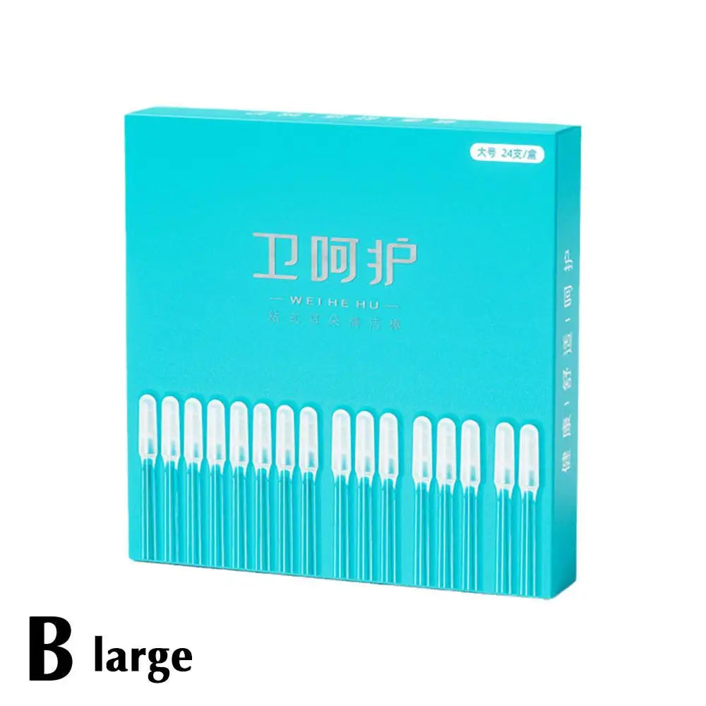 24Pcs Sticky Ear Pick Adhesive Ear Cleaner Set for Ear Cleaning Reusable Sticky Ear Sticks Sticky Cotton Swab Ear Cleaning Tool