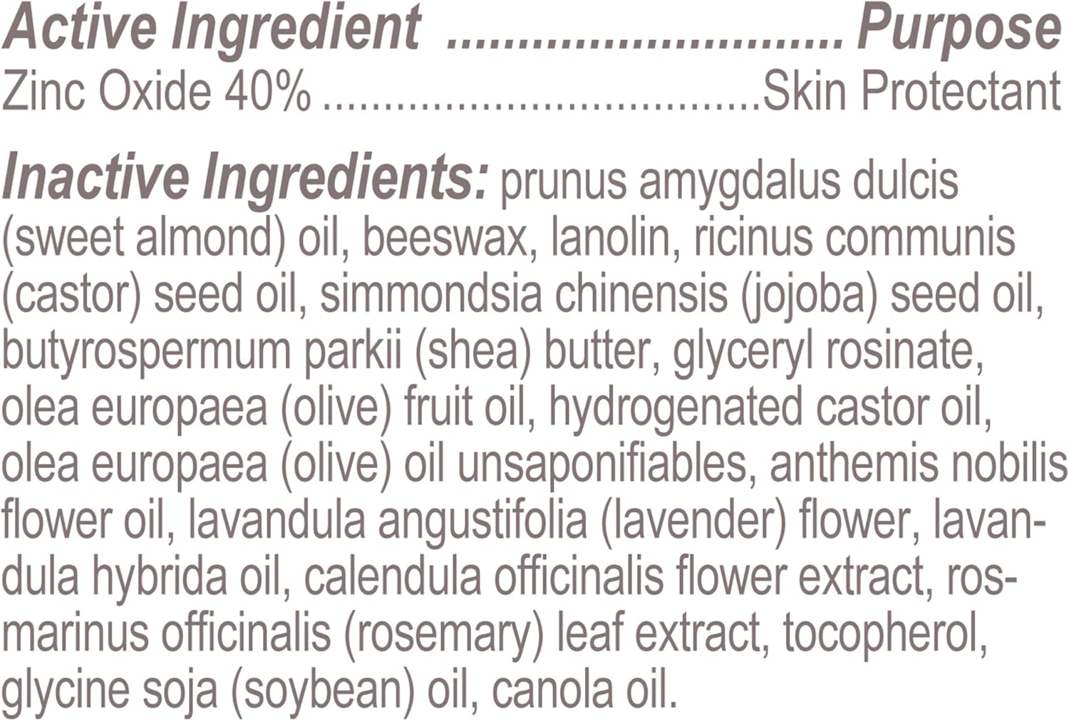 Baby Diaper Rash Ointment Maximum Strength, 40% Zinc Oxide, 100% Natural Origin, Pediatrician Tested, 85G