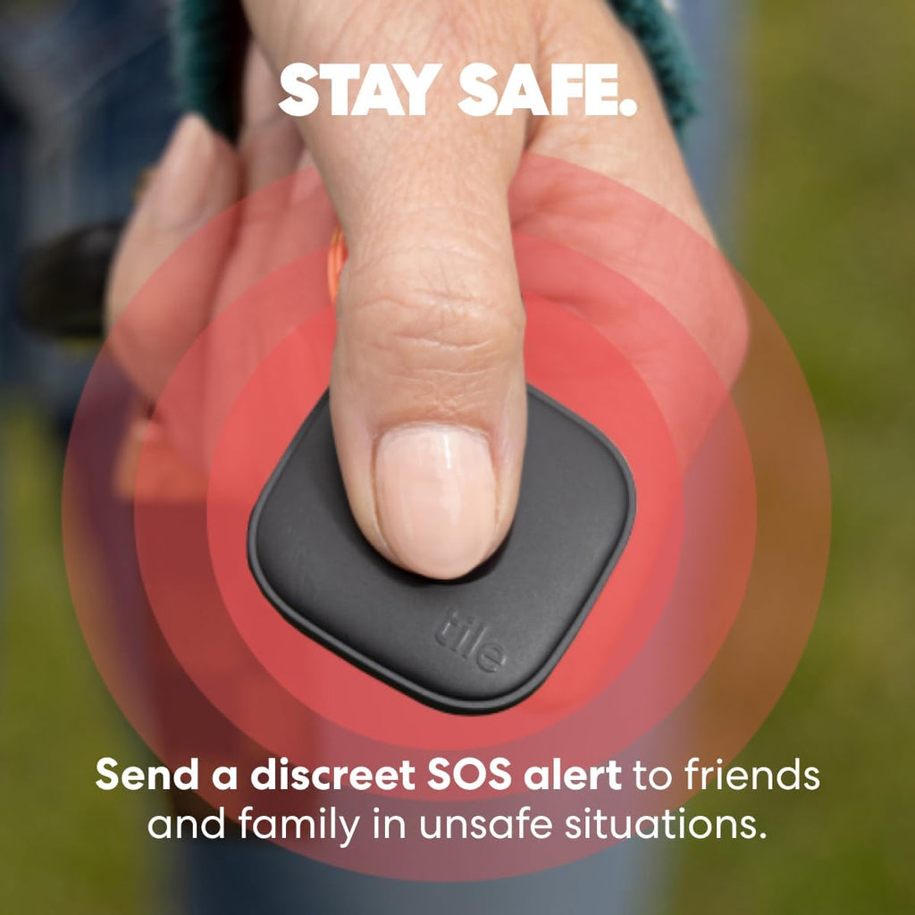 by Life360 Mate (2024) Bluetooth Tracker, Keys Finder and Item Locator for Keys, Bags and More. Phone Finder. Both Ios and Android Compatible. 2-Pack (Black/White)