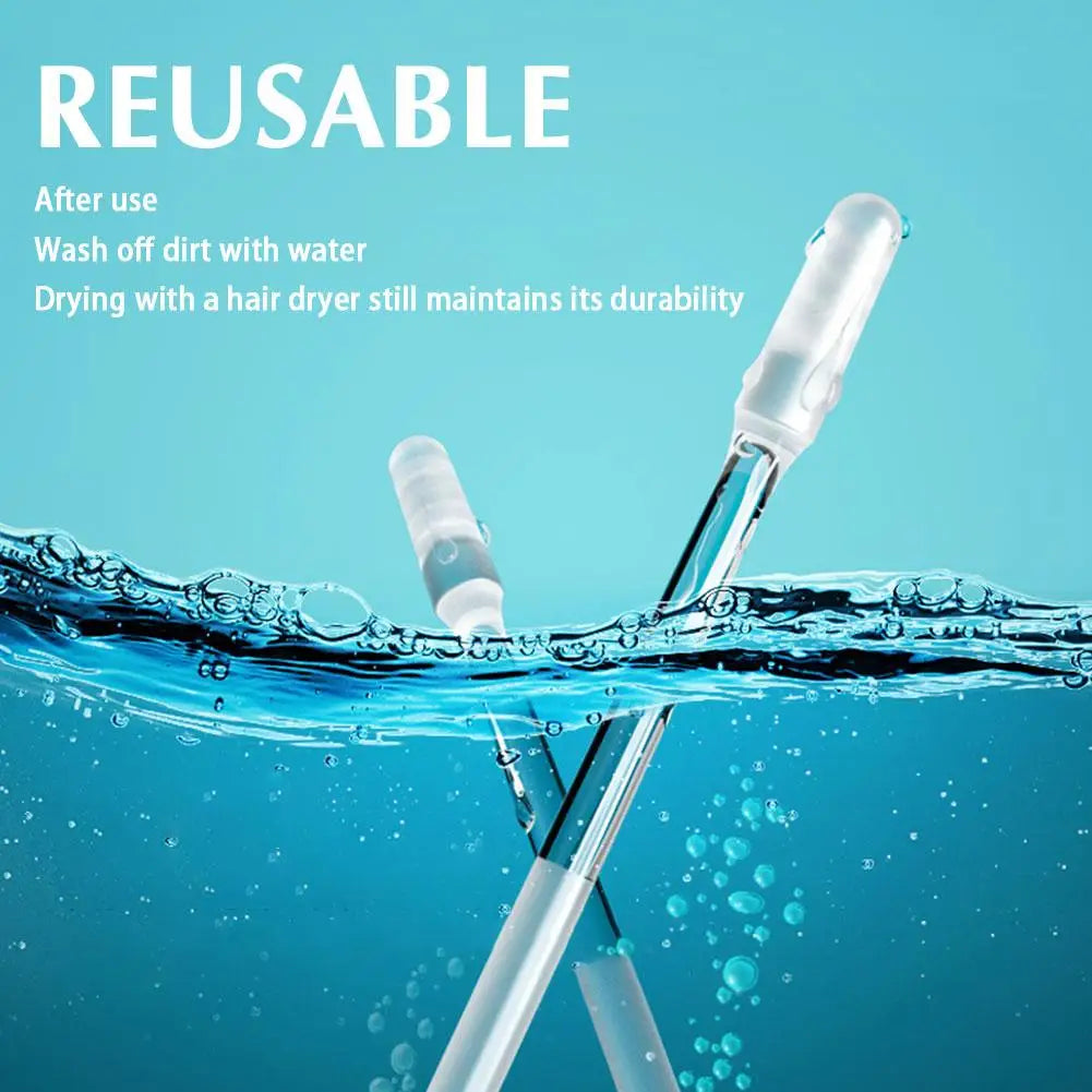 24Pcs Sticky Ear Pick Adhesive Ear Cleaner Set for Ear Cleaning Reusable Sticky Ear Sticks Sticky Cotton Swab Ear Cleaning Tool